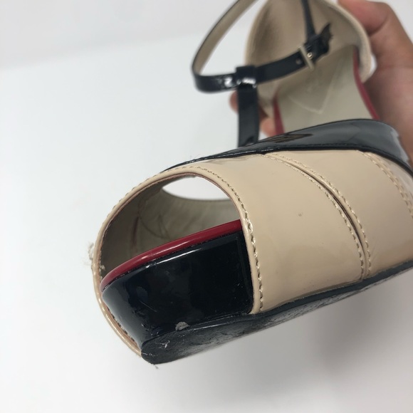 Guess platform pumps with T ankle strap open toe👠 - Picture 6 of 8